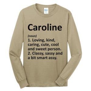 CAROLINE Definition Personalized Funny Birthday Gift Idea Tall Long Sleeve T-Shirt