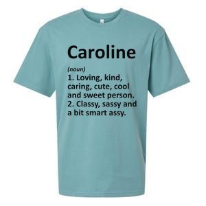 CAROLINE Definition Personalized Funny Birthday Gift Idea Sueded Cloud Jersey T-Shirt