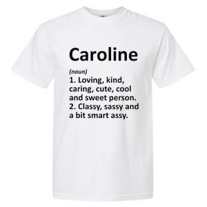 CAROLINE Definition Personalized Funny Birthday Gift Idea Garment-Dyed Heavyweight T-Shirt