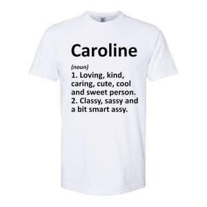 CAROLINE Definition Personalized Funny Birthday Gift Idea Softstyle CVC T-Shirt