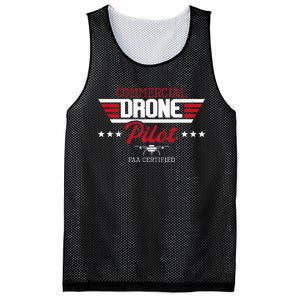 Commercial Drone Pilot Aviator Quadcopter Faa Certified Mesh Reversible Basketball Jersey Tank