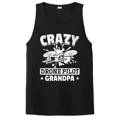 Crazy Drone Pilot Grandpa Drone Pilot Grandpa Gift PosiCharge Competitor Tank