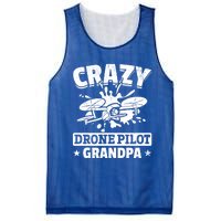 Crazy Drone Pilot Grandpa Drone Pilot Grandpa Gift Mesh Reversible Basketball Jersey Tank