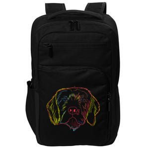 Colourful Dog Pudelpointer Funny Gift Impact Tech Backpack