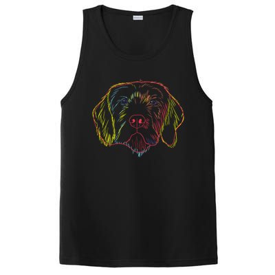 Colourful Dog Pudelpointer Funny Gift PosiCharge Competitor Tank