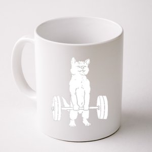 Cat Deadlift Powerlifting Coffee Mug