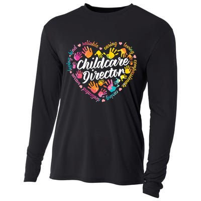Care Director Profession Kindergarten Teachers Gift Cooling Performance Long Sleeve Crew