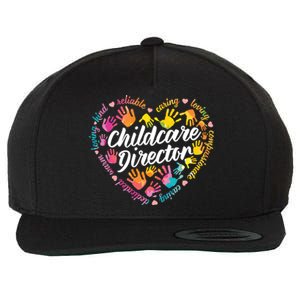 Care Director Profession Kindergarten Teachers Gift Wool Snapback Cap