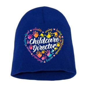 Care Director Profession Kindergarten Teachers Gift Short Acrylic Beanie