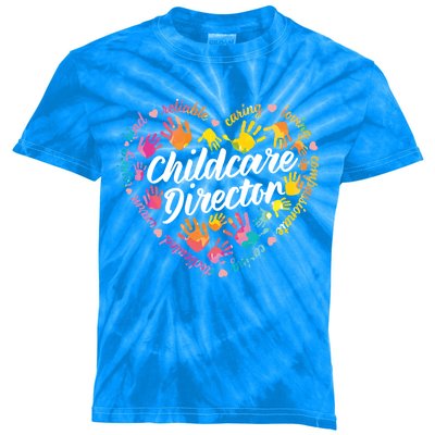 Care Director Profession Kindergarten Teachers Gift Kids Tie-Dye T-Shirt