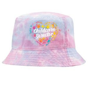 Care Director Profession Kindergarten Teachers Gift Tie-Dyed Bucket Hat