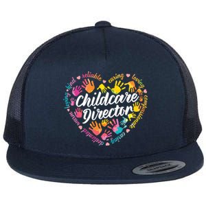 Care Director Profession Kindergarten Teachers Gift Flat Bill Trucker Hat