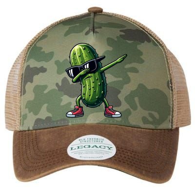 Cucumber Dabbing Pickle Dancing Lover Vintage Pickles Meaningful Gift Legacy Tie Dye Trucker Hat