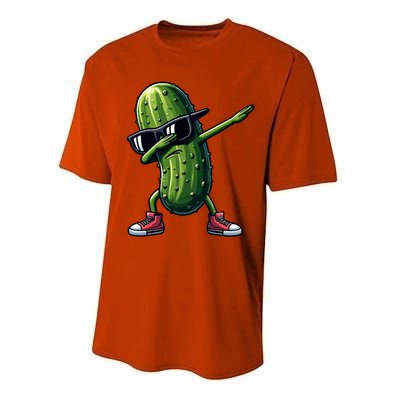 Cucumber Dabbing Pickle Dancing Lover Vintage Pickles Meaningful Gift Performance Sprint T-Shirt