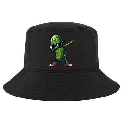 Cucumber Dabbing Pickle Dancing Lover Vintage Pickles Meaningful Gift Cool Comfort Performance Bucket Hat