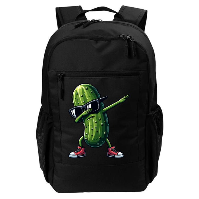 Cucumber Dabbing Pickle Dancing Lover Vintage Pickles Meaningful Gift Backpack