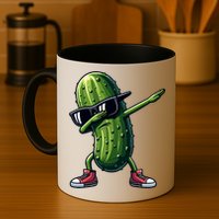 Cucumber Dabbing Pickle Dancing Lover Vintage Pickles Meaningful Gift Mug