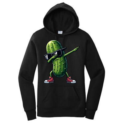 Cucumber Dabbing Pickle Dancing Lover Vintage Pickles Meaningful Gift Women's Pullover Hoodie