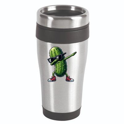 Cucumber Dabbing Pickle Dancing Lover Vintage Pickles Meaningful Gift 16oz Travel Tumbler