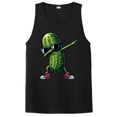 Cucumber Dabbing Pickle Dancing Lover Vintage Pickles Meaningful Gift PosiCharge Competitor Tank