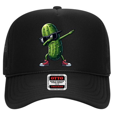 Cucumber Dabbing Pickle Dancing Lover Vintage Pickles Meaningful Gift Trucker Hat