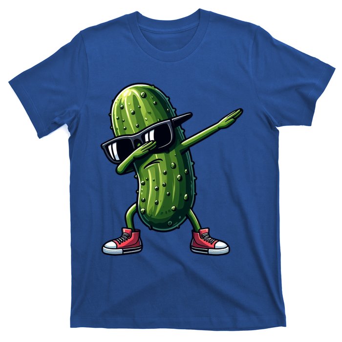 Cucumber Dabbing Pickle Dancing Lover Vintage Pickles Meaningful Gift T-Shirt