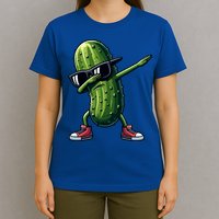 Cucumber Dabbing Pickle Dancing Lover Vintage Pickles Meaningful Gift T-Shirt