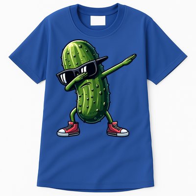 Cucumber Dabbing Pickle Dancing Lover Vintage Pickles Meaningful Gift Tall T-Shirt