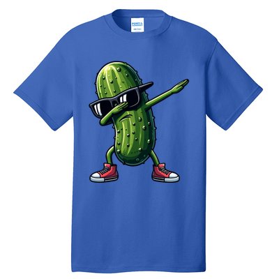 Cucumber Dabbing Pickle Dancing Lover Vintage Pickles Meaningful Gift Tall T-Shirt