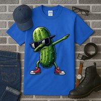 Cucumber Dabbing Pickle Dancing Lover Vintage Pickles Meaningful Gift Tall T-Shirt