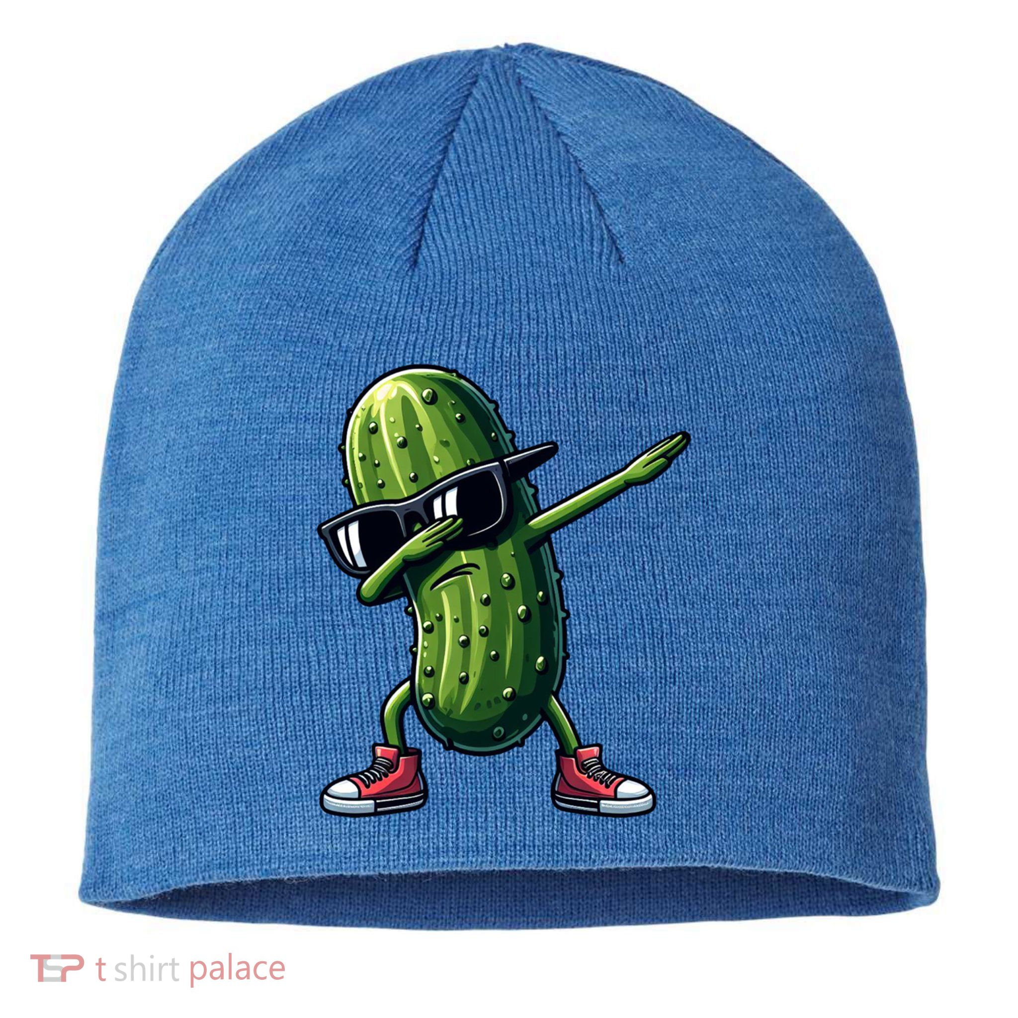 Cucumber Dabbing Pickle Dancing Lover Vintage Pickles Meaningful Gift Sustainable Beanie