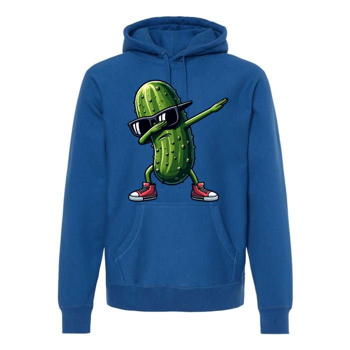 Cucumber Dabbing Pickle Dancing Lover Vintage Pickles Meaningful Gift Premium Hoodie