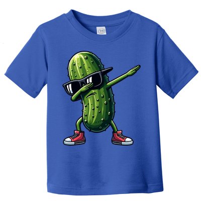 Cucumber Dabbing Pickle Dancing Lover Vintage Pickles Meaningful Gift Toddler T-Shirt