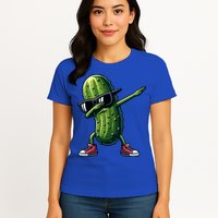Cucumber Dabbing Pickle Dancing Lover Vintage Pickles Meaningful Gift Womens T-Shirt