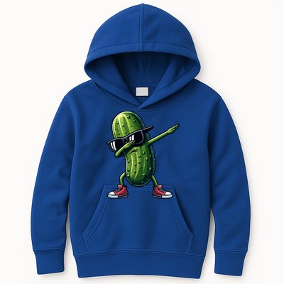 Cucumber Dabbing Pickle Dancing Lover Vintage Pickles Meaningful Gift Kids Hoodie