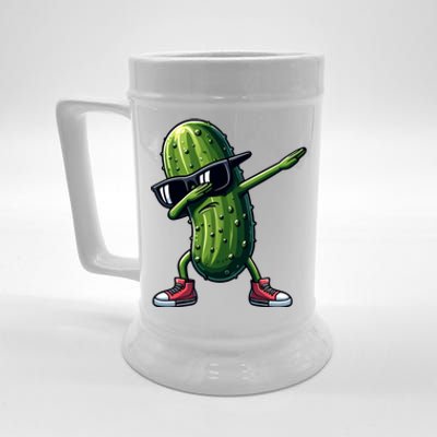 Cucumber Dabbing Pickle Dancing Lover Vintage Pickles Meaningful Gift Beer Stein