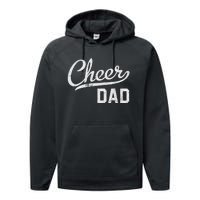 Cheer Dad Proud Cheerleading Dad Gift Performance Fleece Hoodie