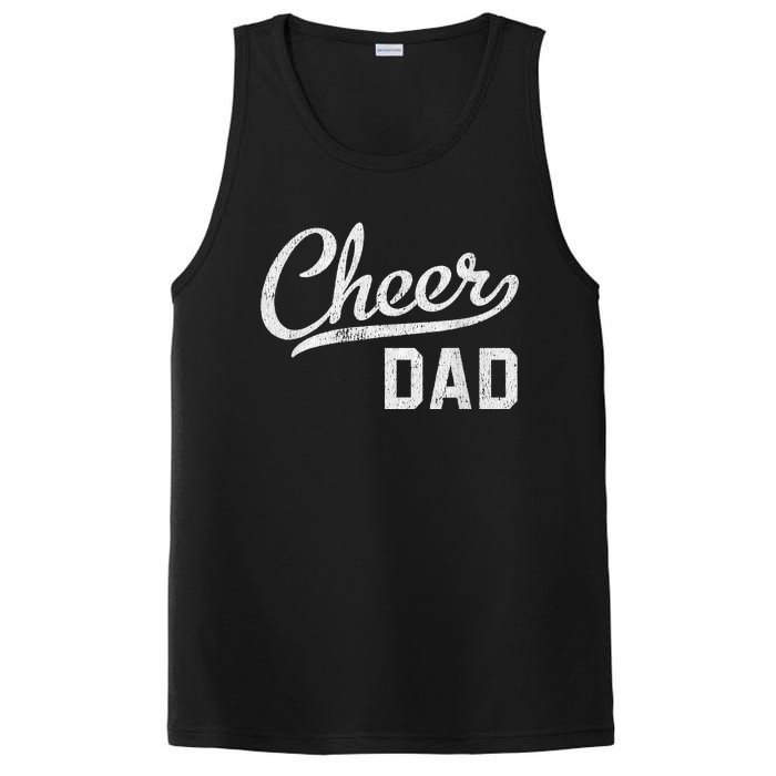 Cheer Dad Proud Cheerleading Dad Gift PosiCharge Competitor Tank