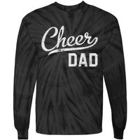 Cheer Dad Proud Cheerleading Dad Gift Tie-Dye Long Sleeve Shirt