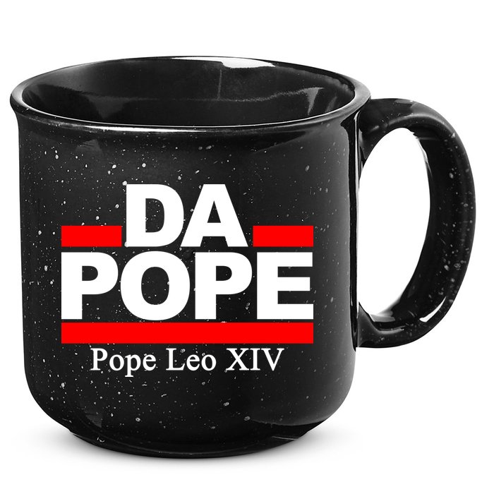 Chicago Da Pope Leo XIV Cardinal Robert Prevost 15oz Campfire Ceramic Mug