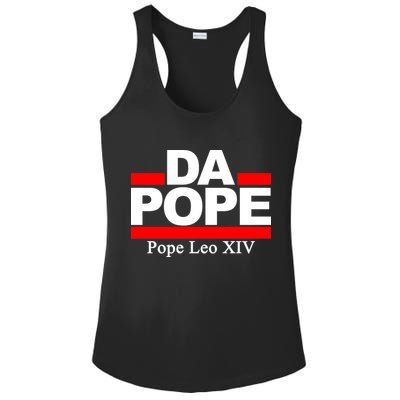 Chicago Da Pope Leo XIV Cardinal Robert Prevost Ladies PosiCharge Competitor Racerback Tank