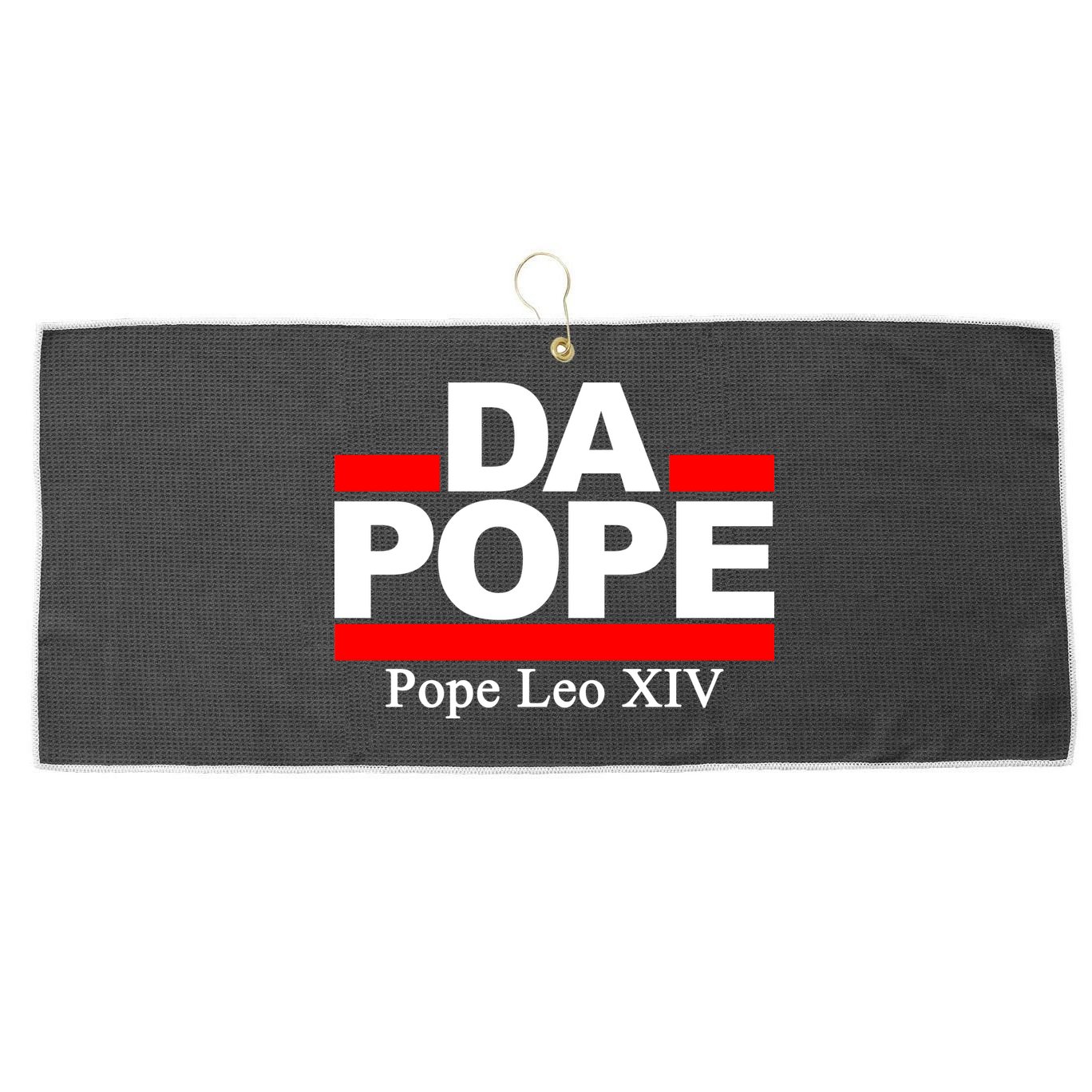 Chicago Da Pope Leo XIV Cardinal Robert Prevost Large Microfiber Waffle Golf Towel