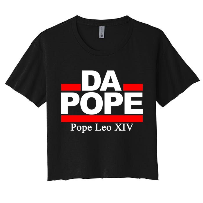 Chicago Da Pope Leo XIV Cardinal Robert Prevost Women's Crop Top Tee