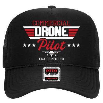 Commercial Drone Pilot Aviator Quadcopter FAA Certified Trucker Hat