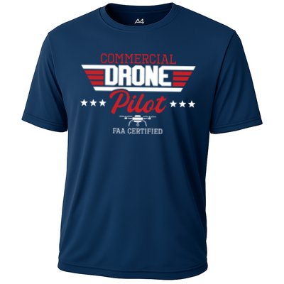 Commercial Drone Pilot Aviator Quadcopter FAA Certified Performance Shirt