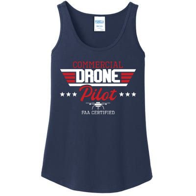 Commercial Drone Pilot Aviator Quadcopter FAA Certified Ladies Essential Tank