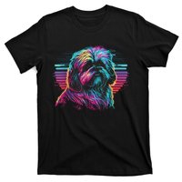 Colorful Splash Shih Tzu Art Animal Breeder Dog Trainer  T-Shirt