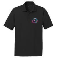 Colorful Splash Shih Tzu Art Animal Breeder Dog Trainer  PosiCharge RacerMesh Polo