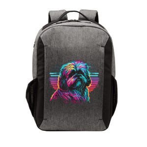 Colorful Splash Shih Tzu Art Animal Breeder Dog Trainer  Vector Backpack