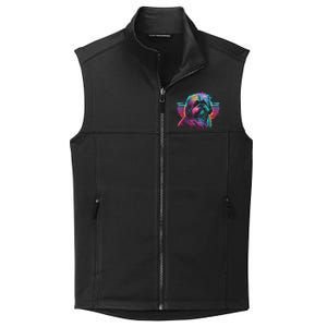 Colorful Splash Shih Tzu Art Animal Breeder Dog Trainer  Collective Smooth Fleece Vest